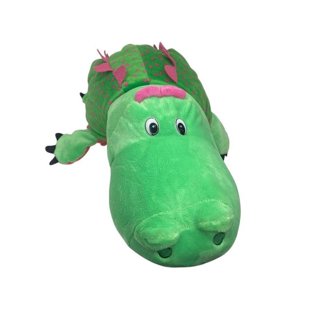 Flip A Zoo 2 in 1 Plush Rosey Gator Boo Boo Bear - Picture 2 of 7